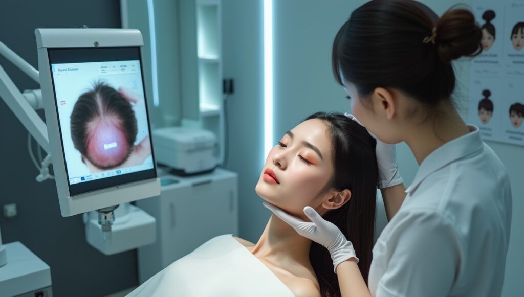 サロンでのヒト幹細胞育毛の効果と実績